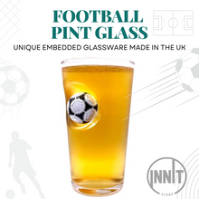 Load image into Gallery viewer, Football Pint Glass