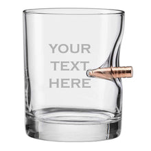 Load image into Gallery viewer, Bullet Head Whiskey Glass 11oz