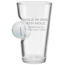 Load image into Gallery viewer, Golf Ball Pint Glass