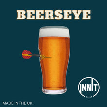 Load image into Gallery viewer, Dart Pint Glass - 20oz Pint Glass with Embedded Mini Dart
