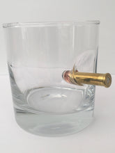 Load image into Gallery viewer, Whiskey Glass with Embedded Magnum 357 Bullet Casing
