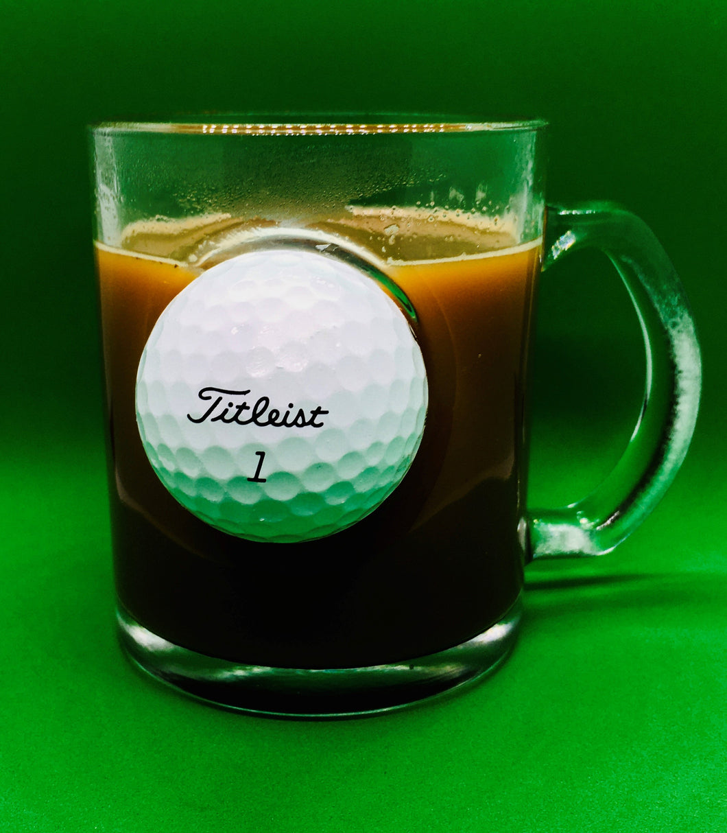 Golf Ball Coffee Glass
