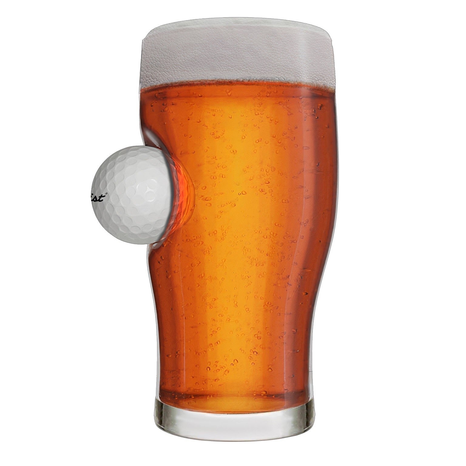 Golf ball pint beer glass gift – innit